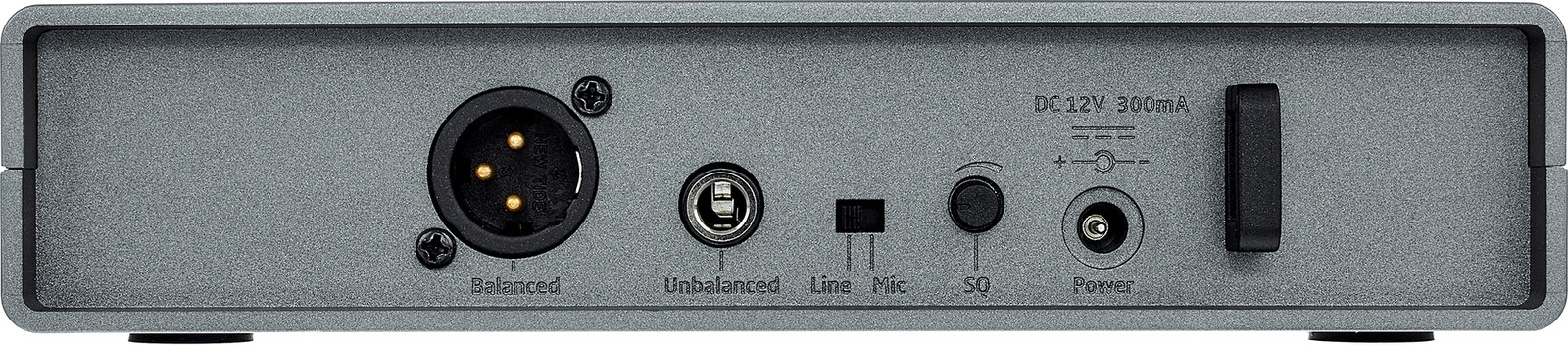 Sennheiser XSW 1-ME3 GB-Band Headset, Rückseite