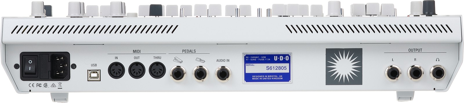 UDO Audio Super 6 Desktop, Rückseite