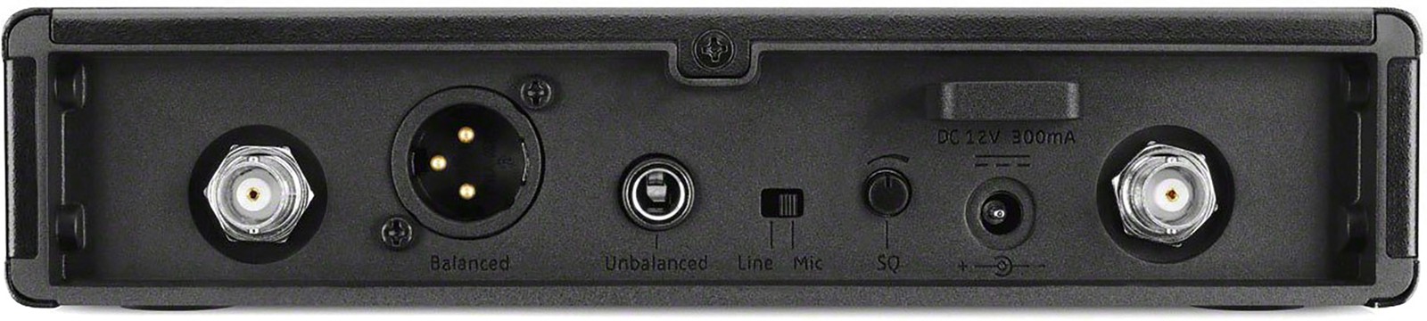 Sennheiser XSW 2-ME3 B-Band Headset, Rückseite
