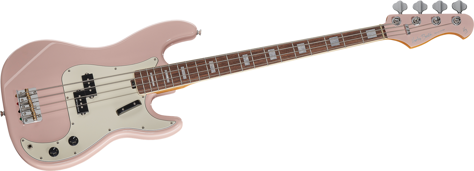 Harley Benton MV-4P Shell Pink
