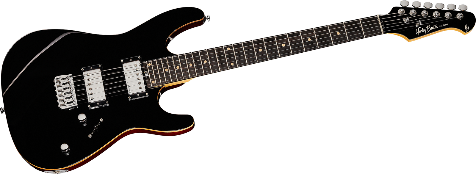 Harley Benton Fusion-III HH HT EB BK E-Gitarre