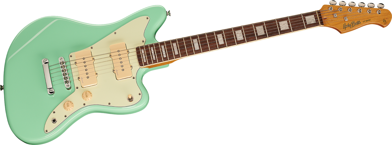 Harley Benton JA-60CC Seafoam Green E-Gitarre