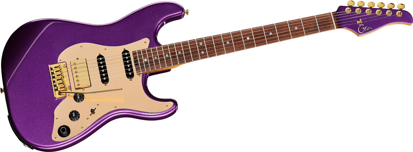 Lila E-Gitarre Mooer GTRS Guitars Standard 900 W PP