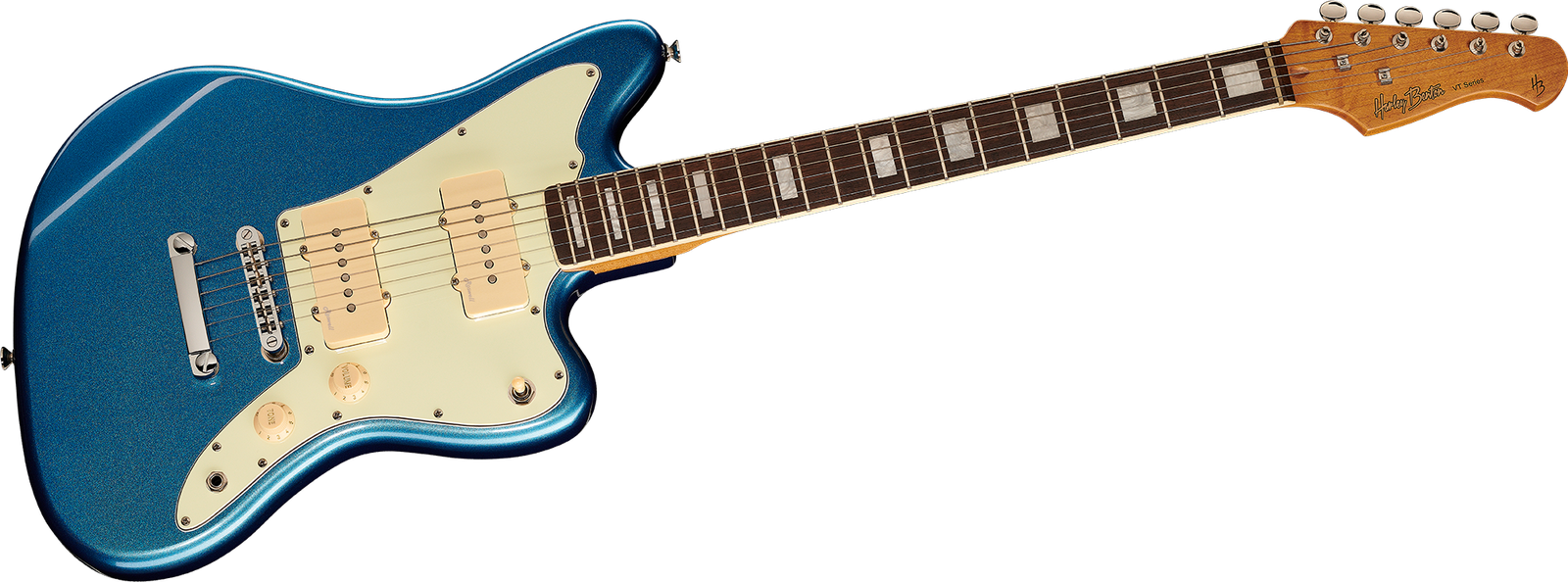 Harley Benton JA-60CC Lake Placid Blue E-Gitarre