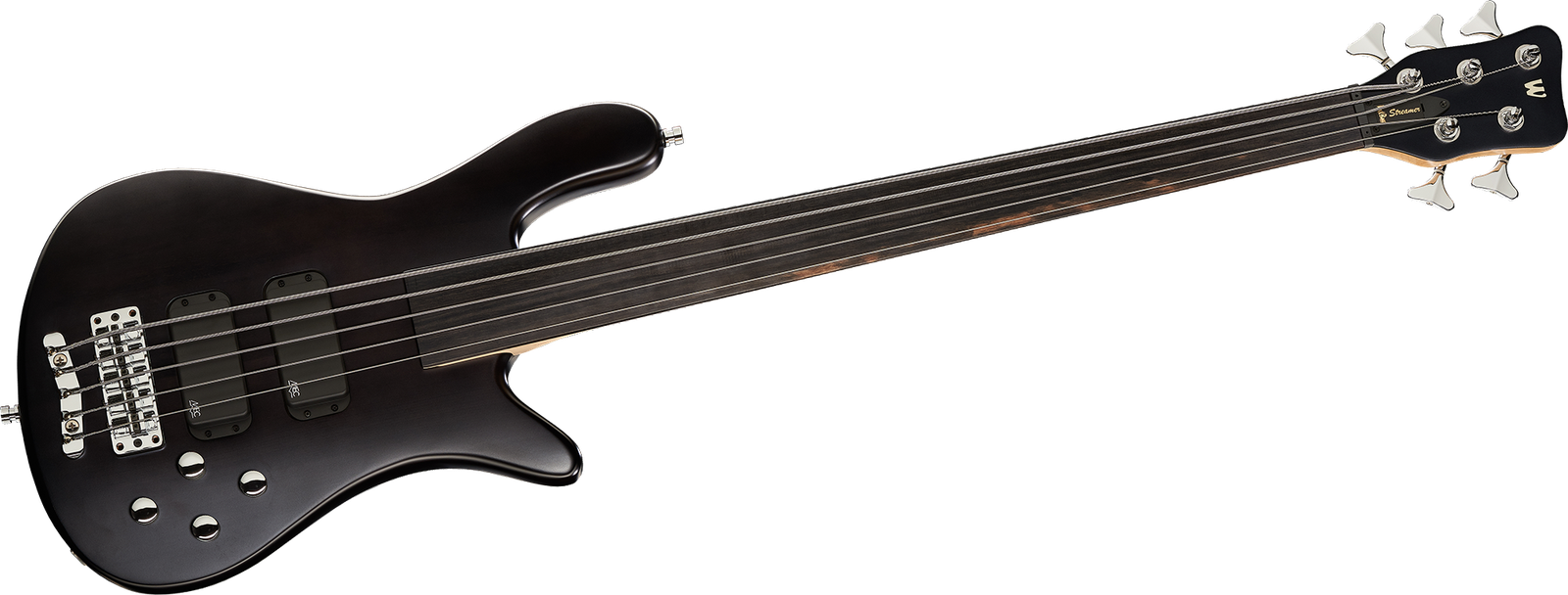 ベース Warwick RockBass Streamer LX5 Warwick RockBass Streamer LX, Dent and Scratch - Solid Black