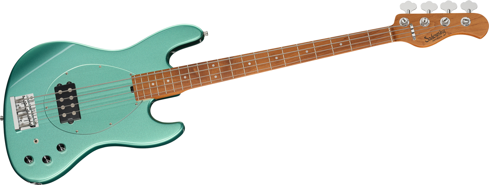 Sadowsky MetroExpress 21 Vintage M4 Maple Green, electric bass guitar
