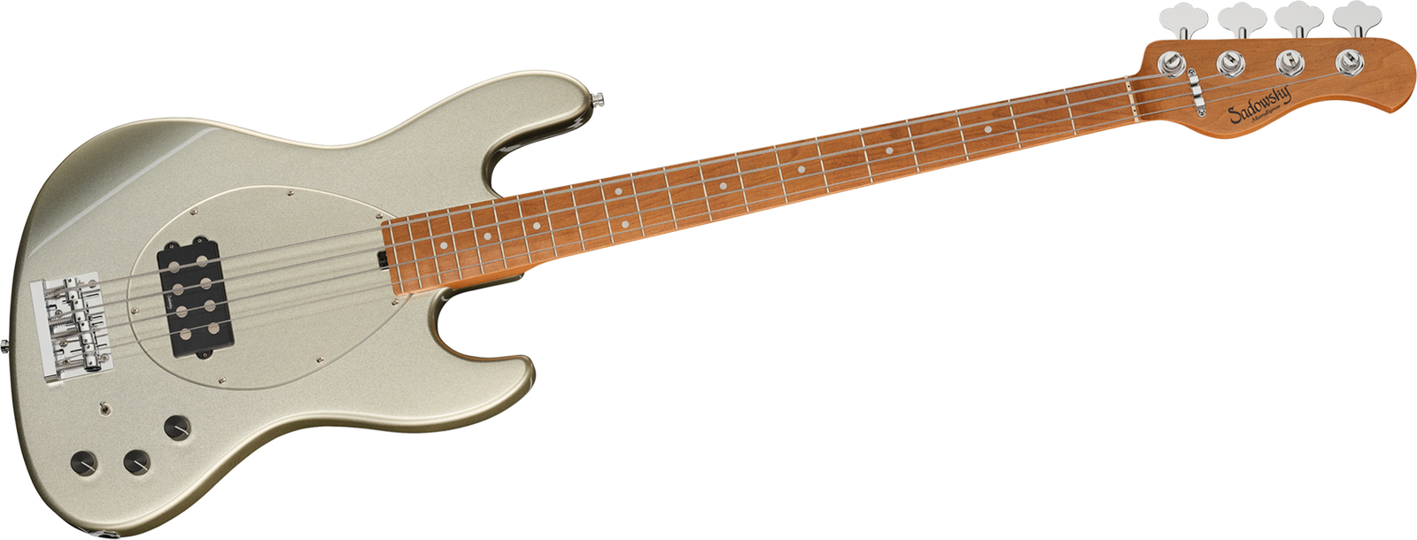 Sadowsky MetroExpress 21 Vintage M4 Maple Champagne, electric bass guitar