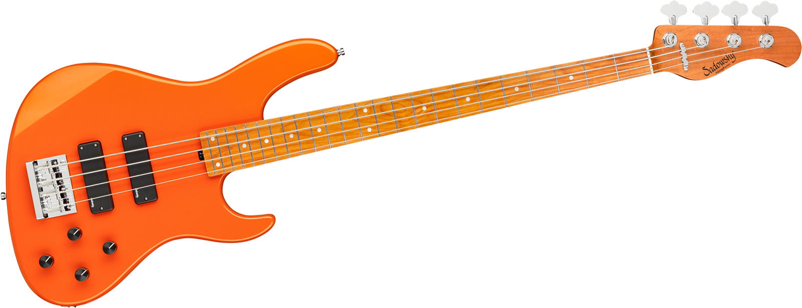 Sadowsky MetroExpress 24-4 Modern Maple Candy Orange, bass guitar