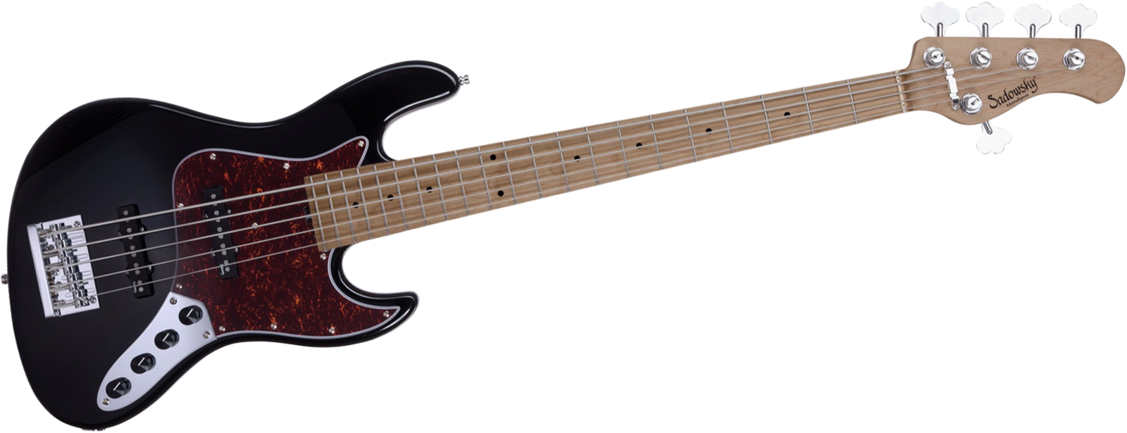 Sadowsky MetroExpress 21 Vintage JJ5 RM Black, five-string bass
