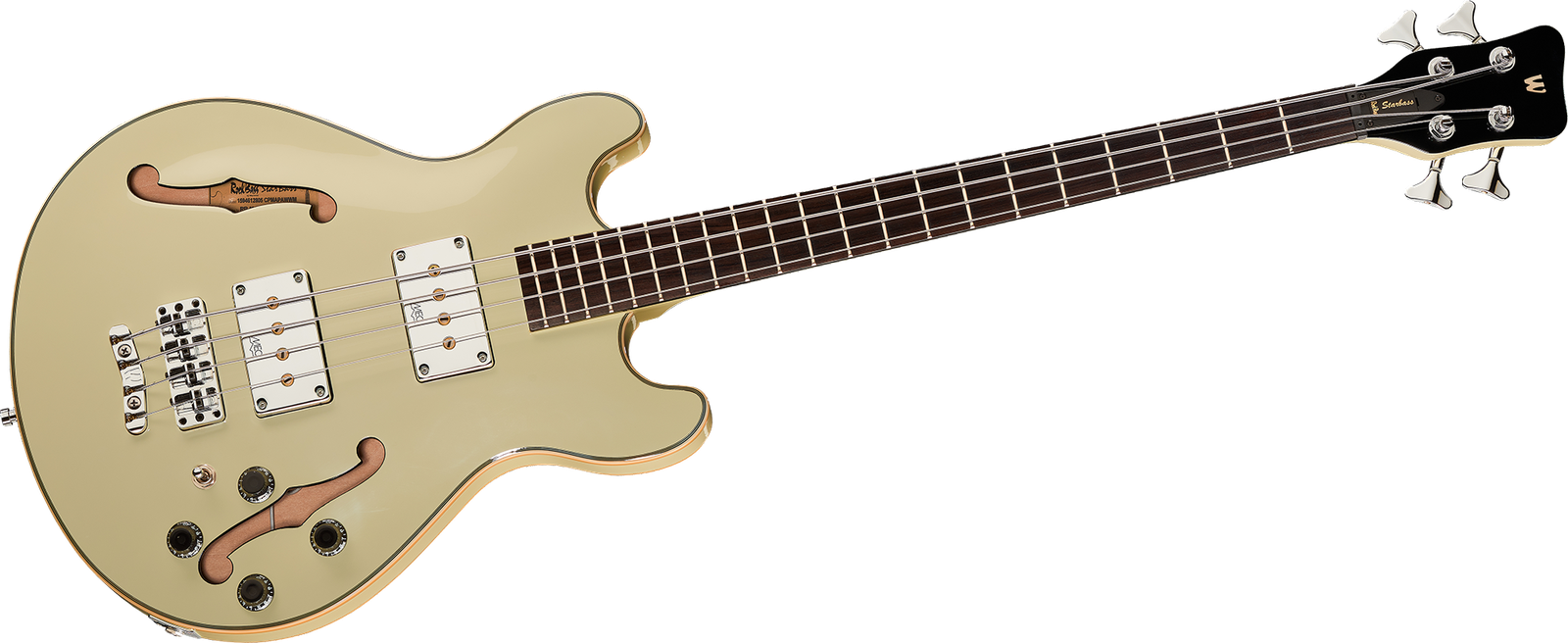 Warwick RB Star Bass 4 SCWHP, semihollow bass guitar