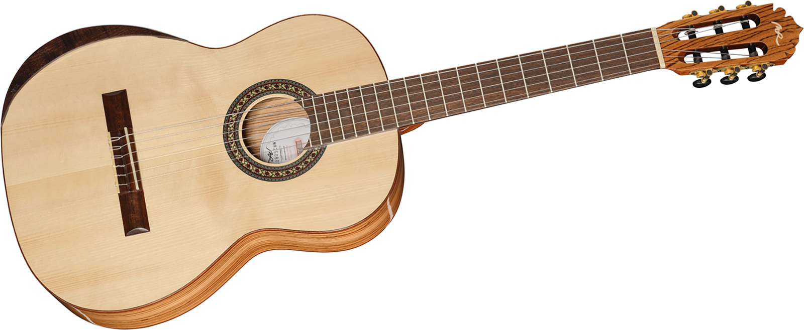 Frontansicht der Konzertgitarre Manuel Rodriguez Academia 40 Spruce Zebrane