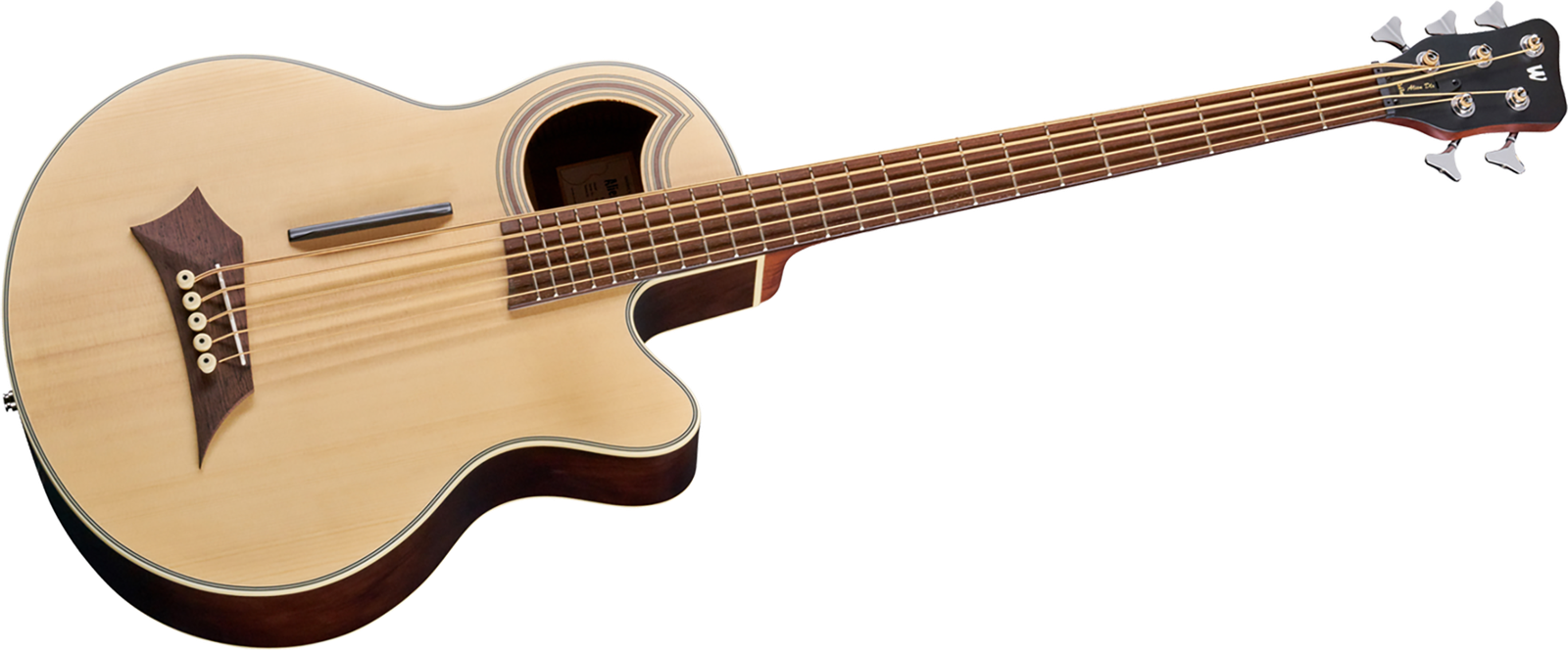Warwick RockBass Alien Deluxe 5 Natural, acoustic five-string bass