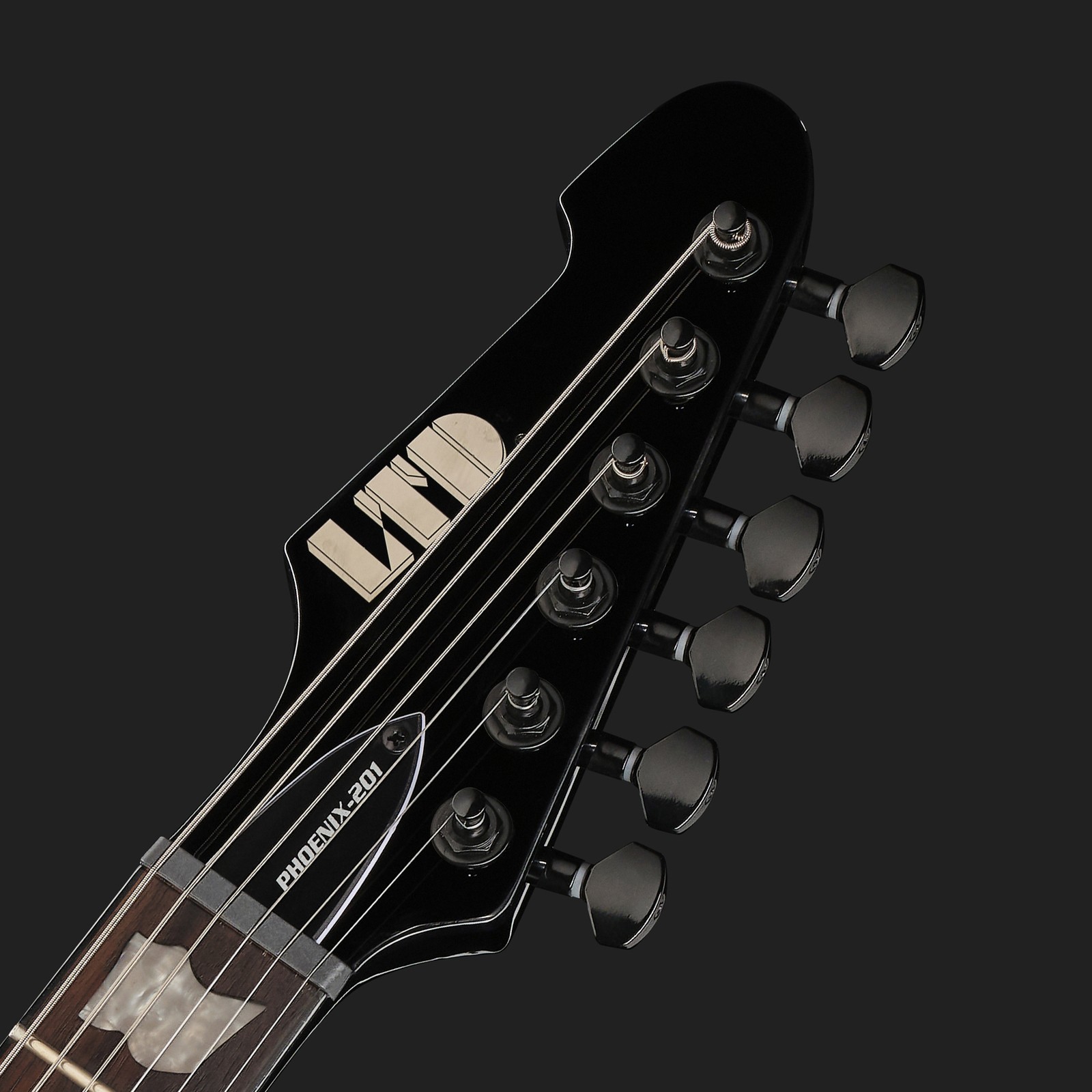 Kopfplatte der ESP LTP Phoenix-201 BK E-Gitarre