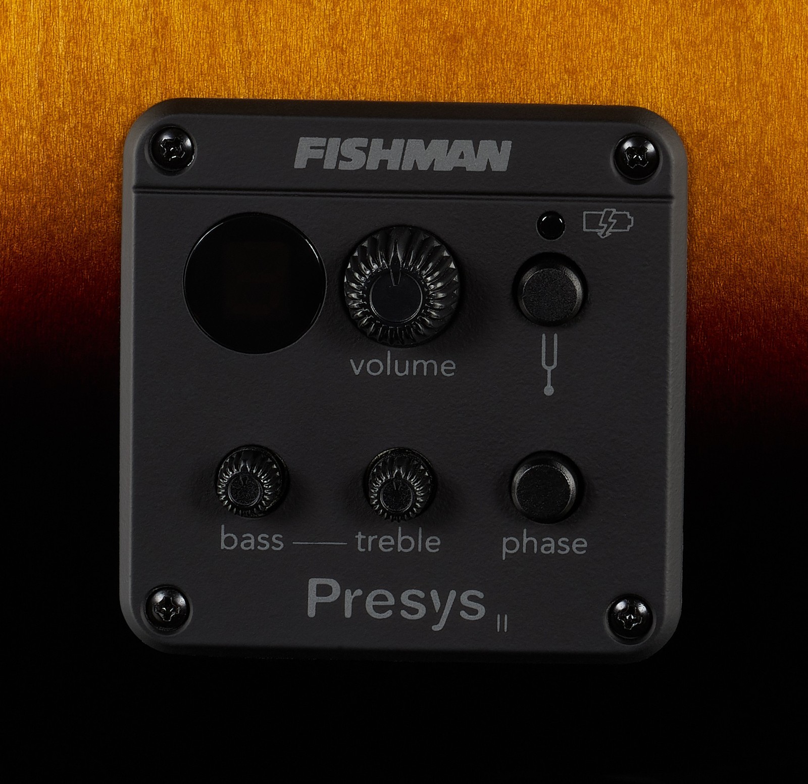 Preamp Fishman Presys II auf Sunburst Finish