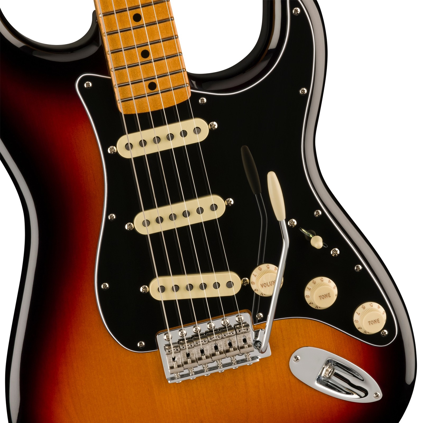 Drei Singlecoils auf der Fender Vintera II 70s Strat MN 3TS