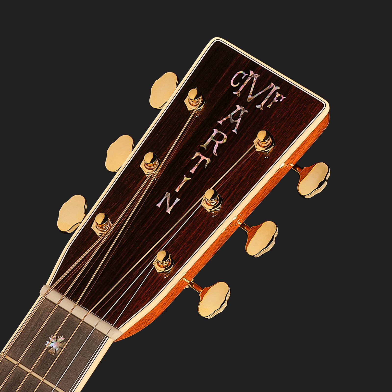 Kopflatte der Martin Guitar 00042 Westerngitarre