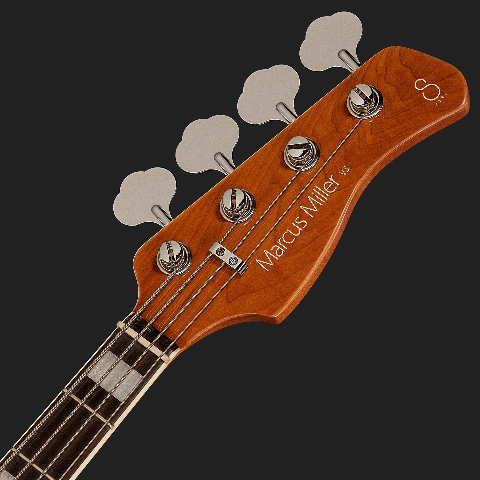 Sire Marcus Miller Kopfplatte und Palisandergriffbrett mit Block Inlays