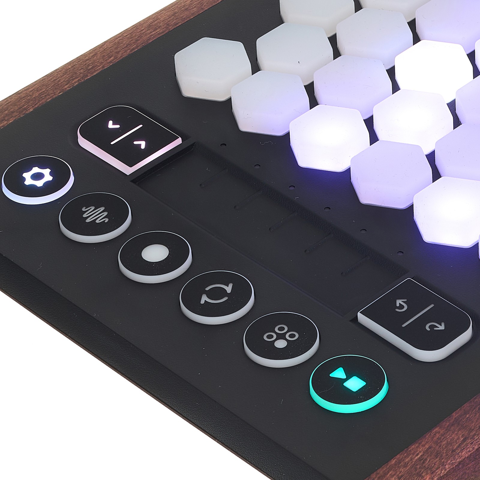 Intuitive Instruments Exquis Deluxe Dark Wood, Detail