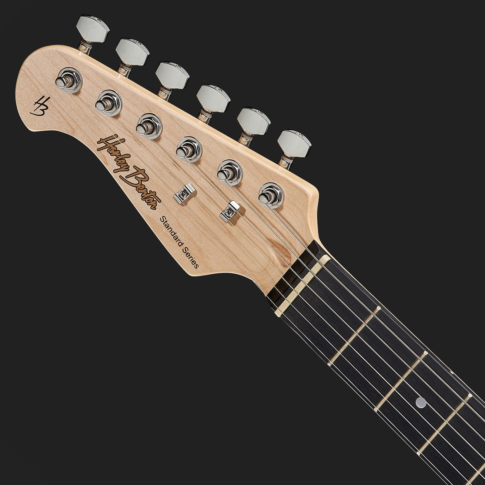 Harley Benton Linkshänder Kopfplatte aus Ahorn