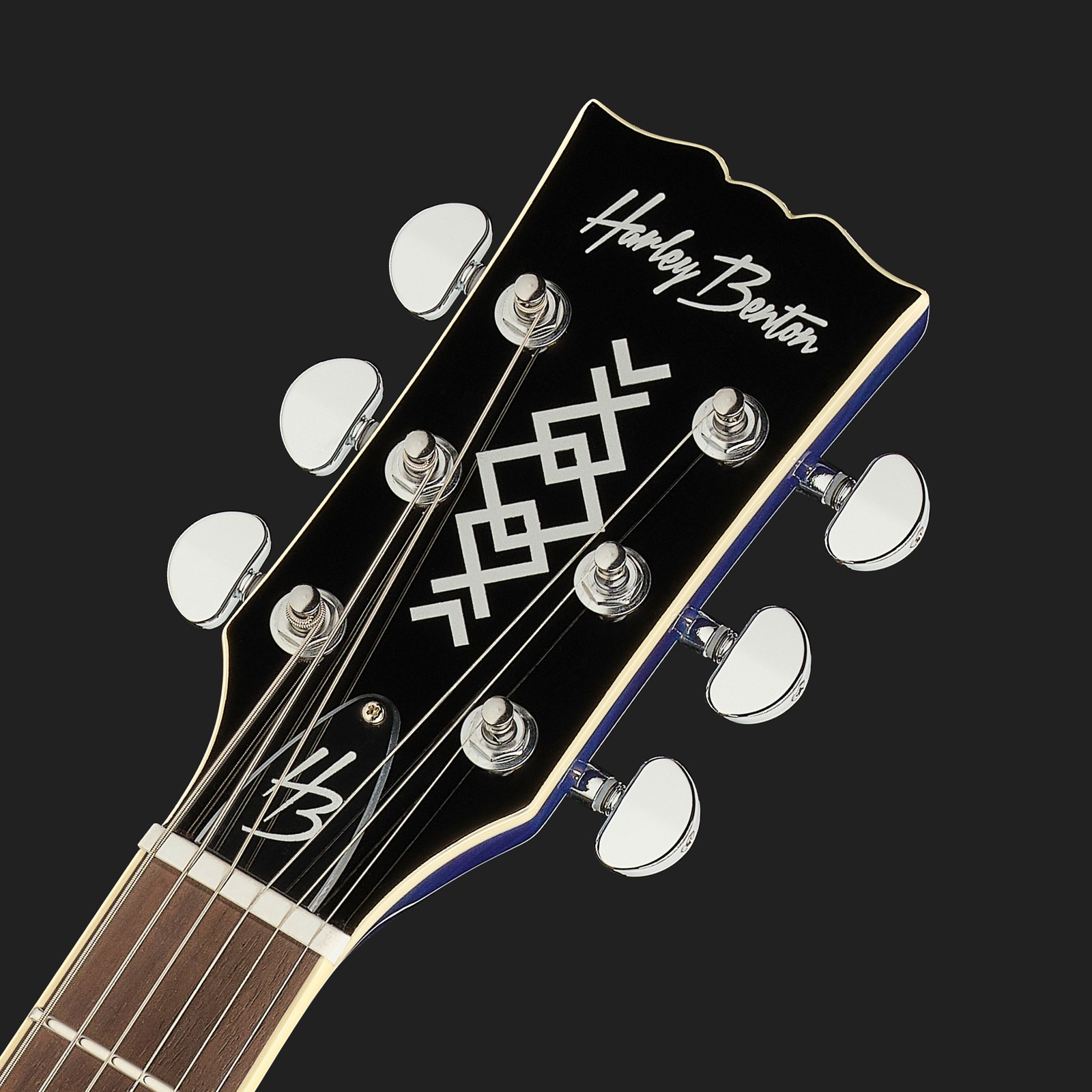 Harley Benton SC-Custom III Ocean Flame Kopfplatte