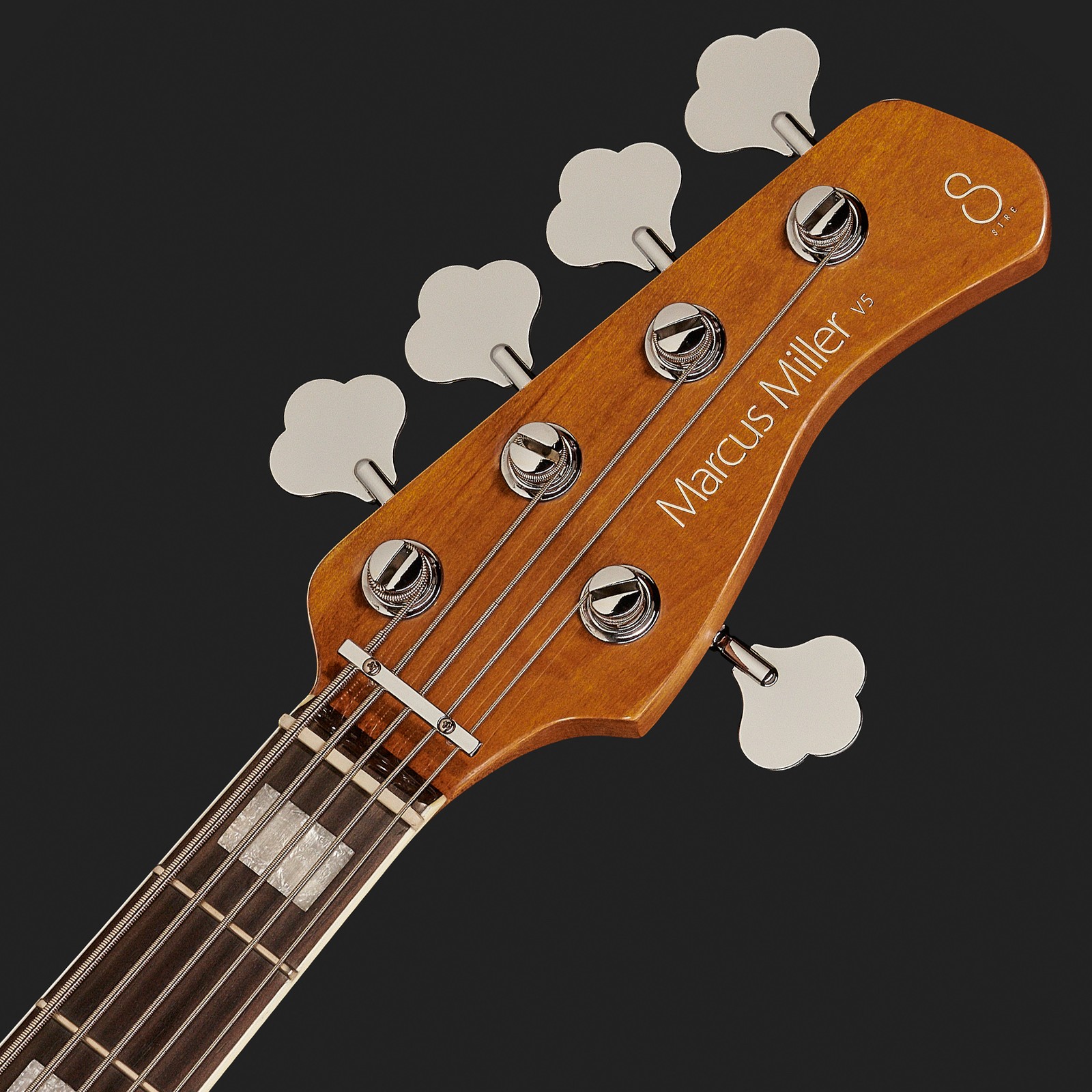 Sire Marcus Miller Kopfplatte und Palisandergriffbrett mit Block Inlays