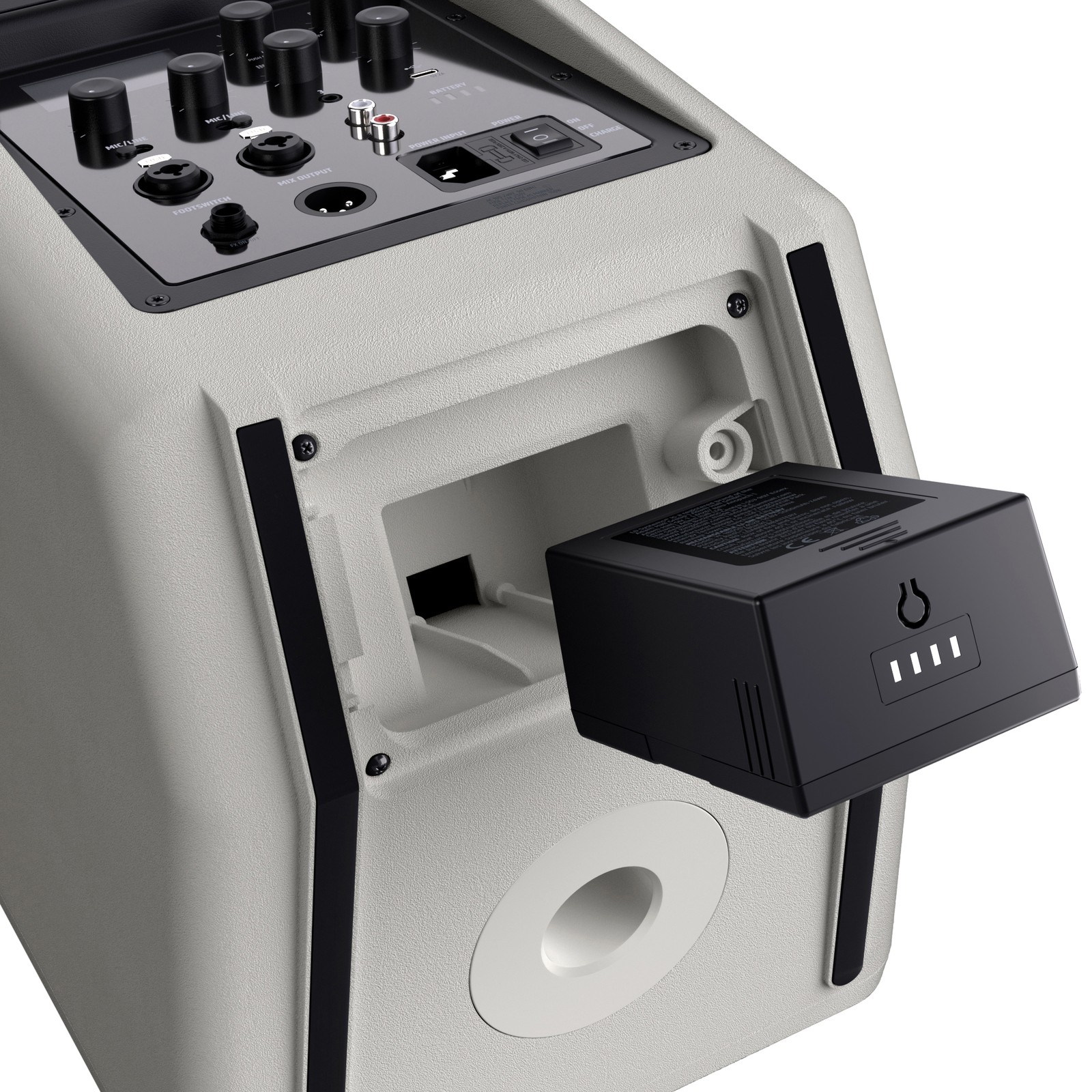 Detail des LD Systems ANNY 8 Grey Bluetooth-Lautsprechers