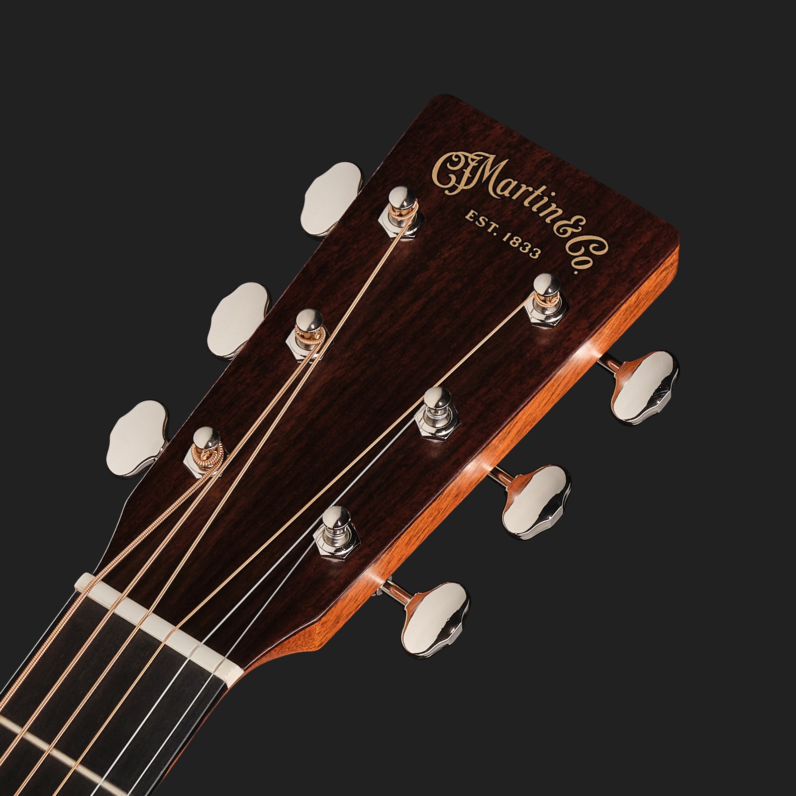 Kopfplatte der Martin Guitar D18 Satin