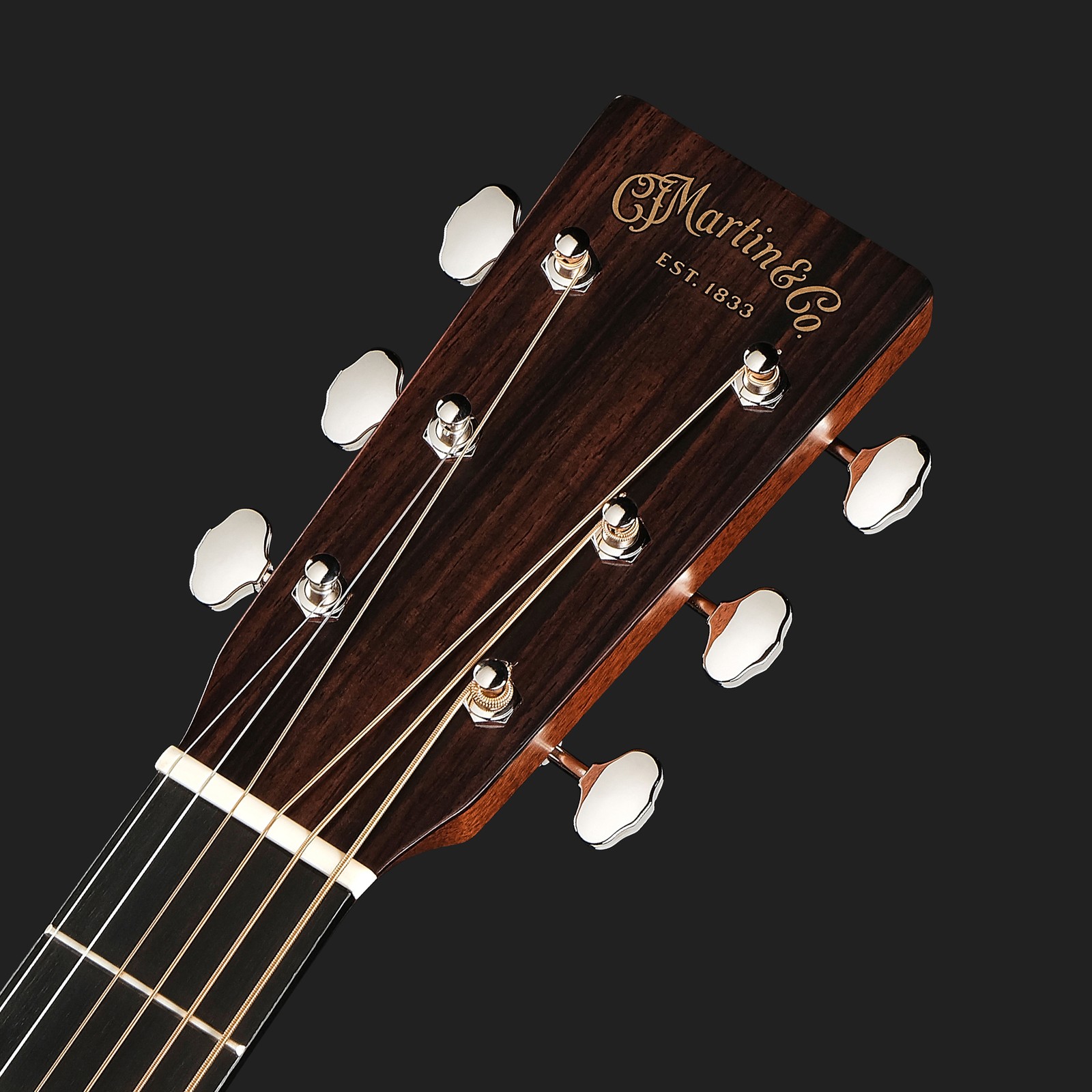 Kopfplatte der Martin Guitars 00018 LH Westerngitarre
