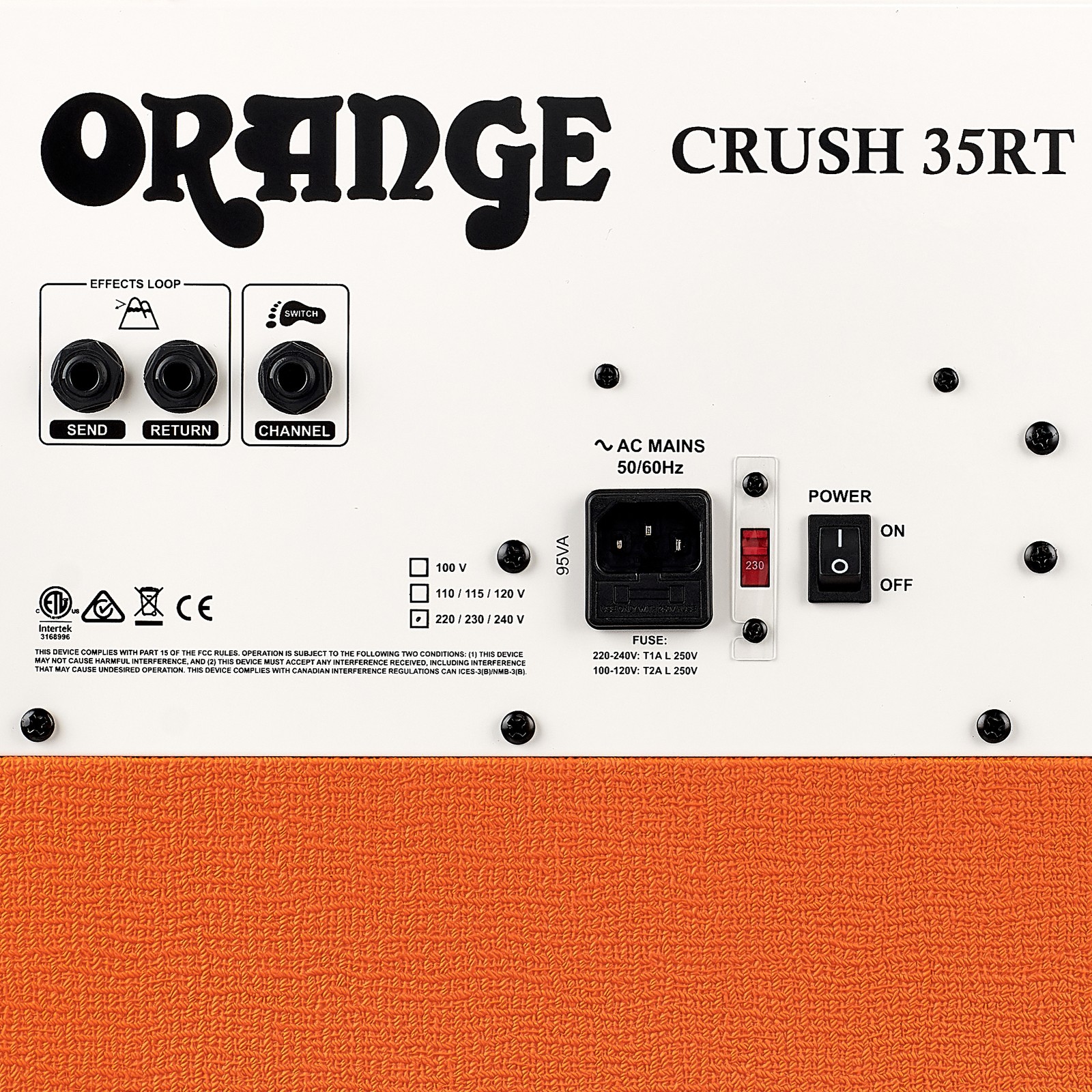 Orange Crush 35 RT Rückseite