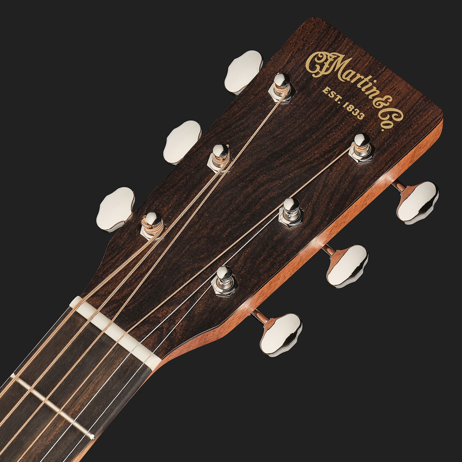 Martin Guitar D-12E Retro Nat, Kopfplatte