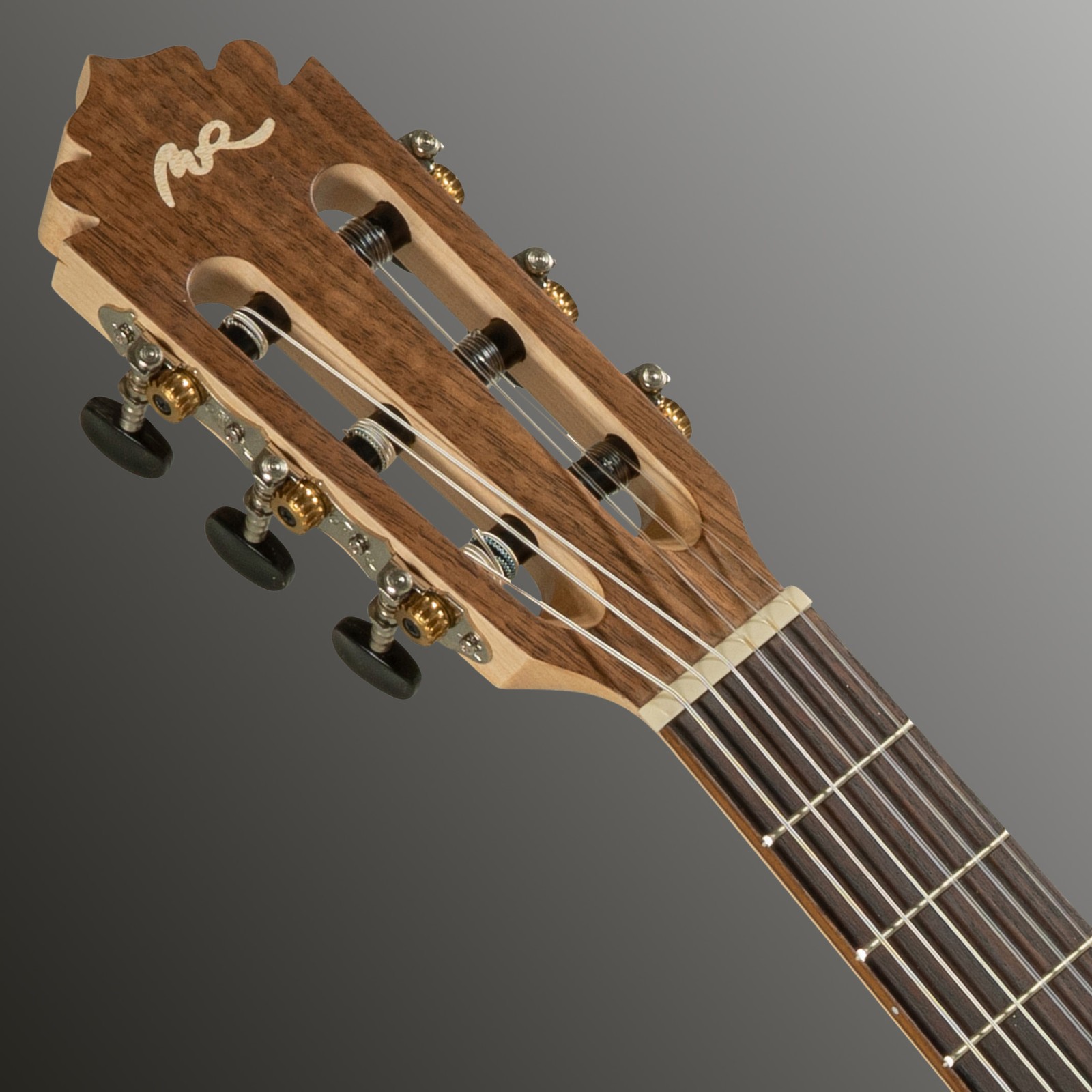 Konzertgitarre Kopfplatte