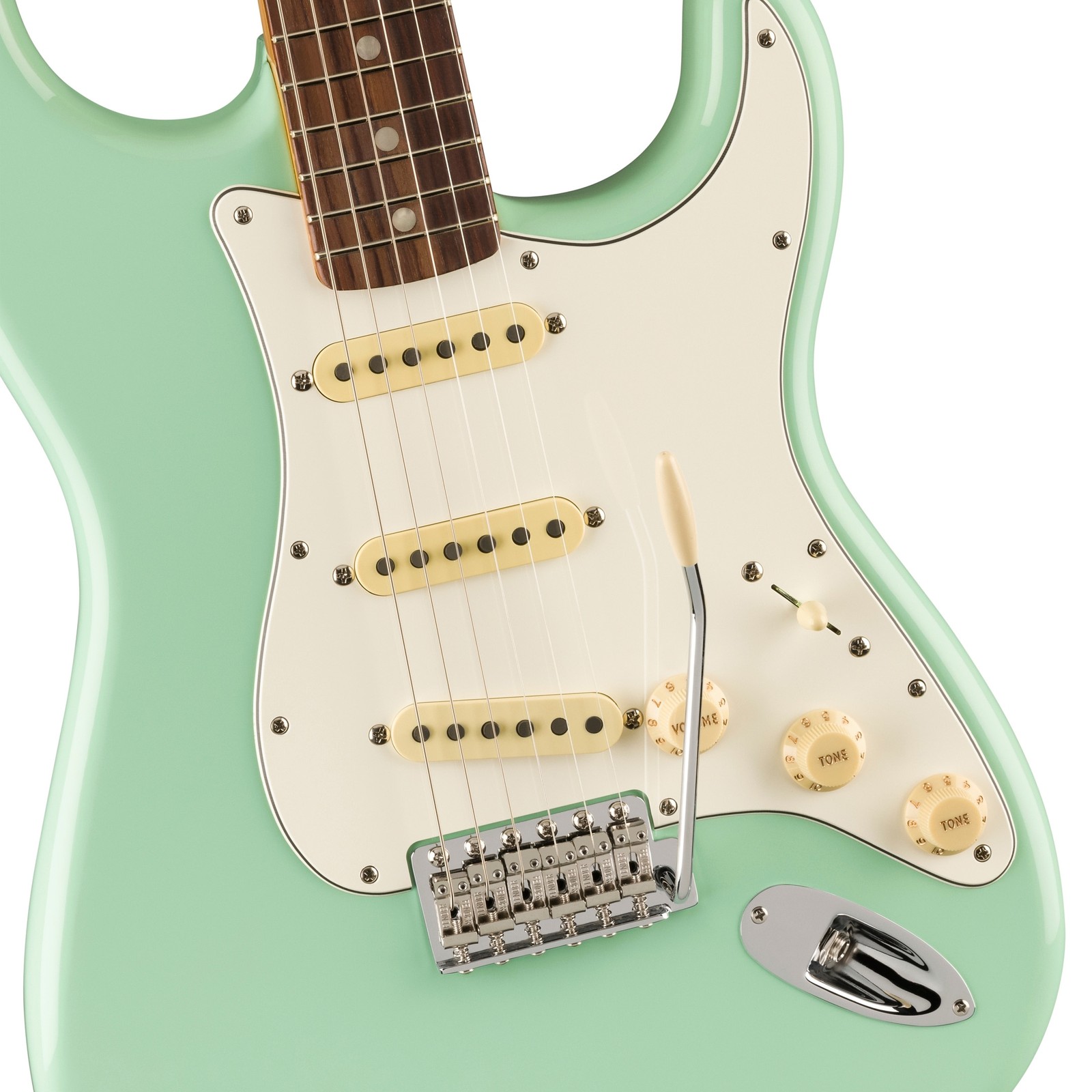 Drei Singlecoils auf der Fender Vintera II 70s Strat MN SFG