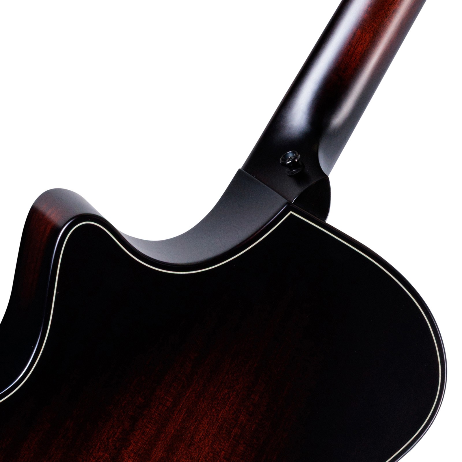 Halsübergang der Taylor BE 324ce Next Generation Gitarre