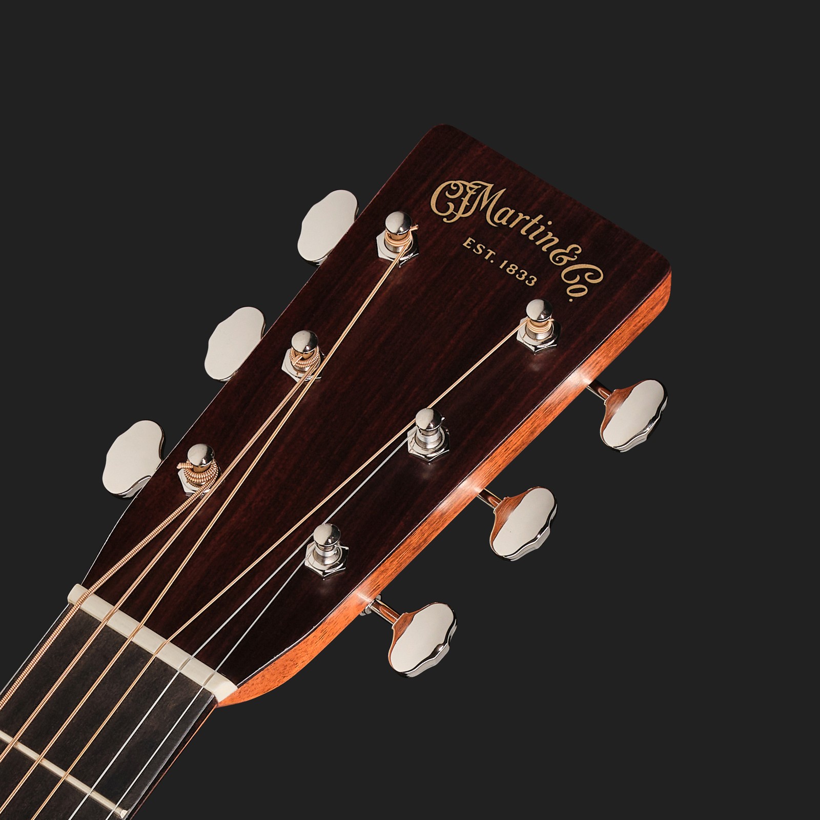 Kopfplatte der Martin Guitar D28 StreetLegend Westerngitarre