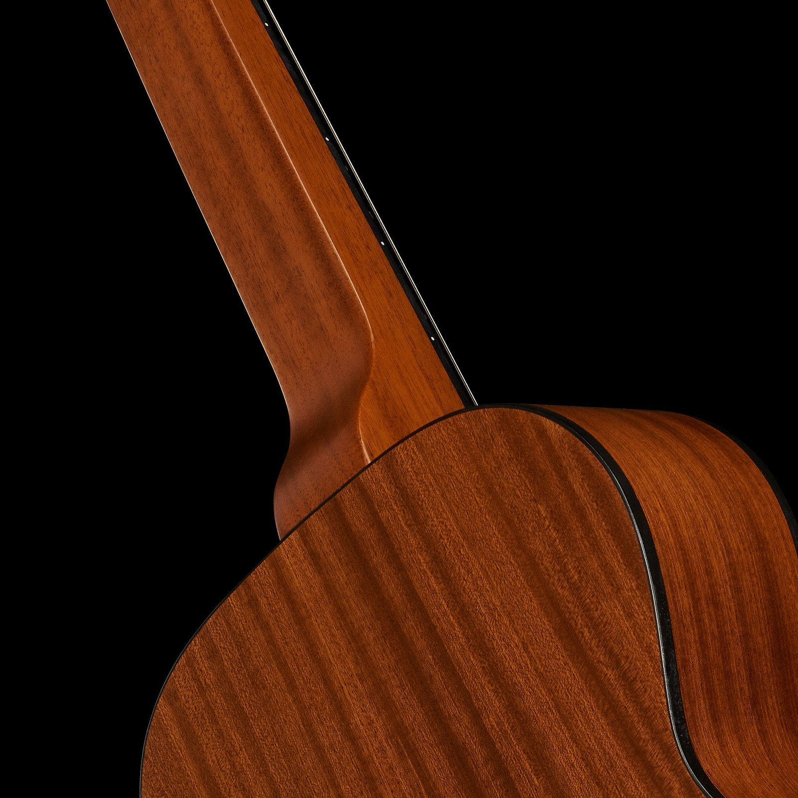 Flacher Hals der Lapsteel Gitarre Harley Benton Delta Blues Resonator