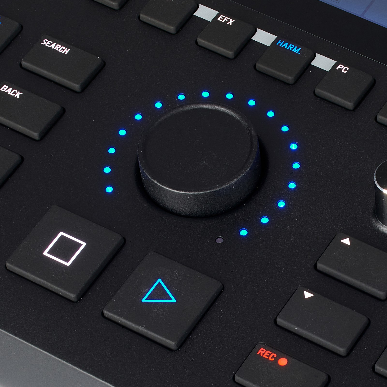 Bedienelemente der M-Live Divo Pro Workstation