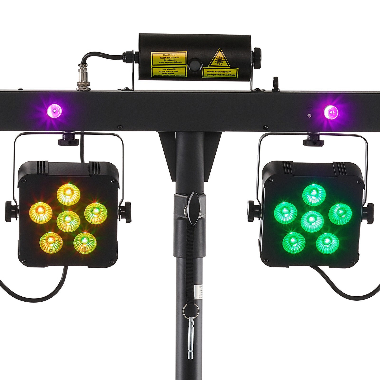 Éclairage de scène avec effets LED BossFx-1 Pro Bundle Complete de Stairville