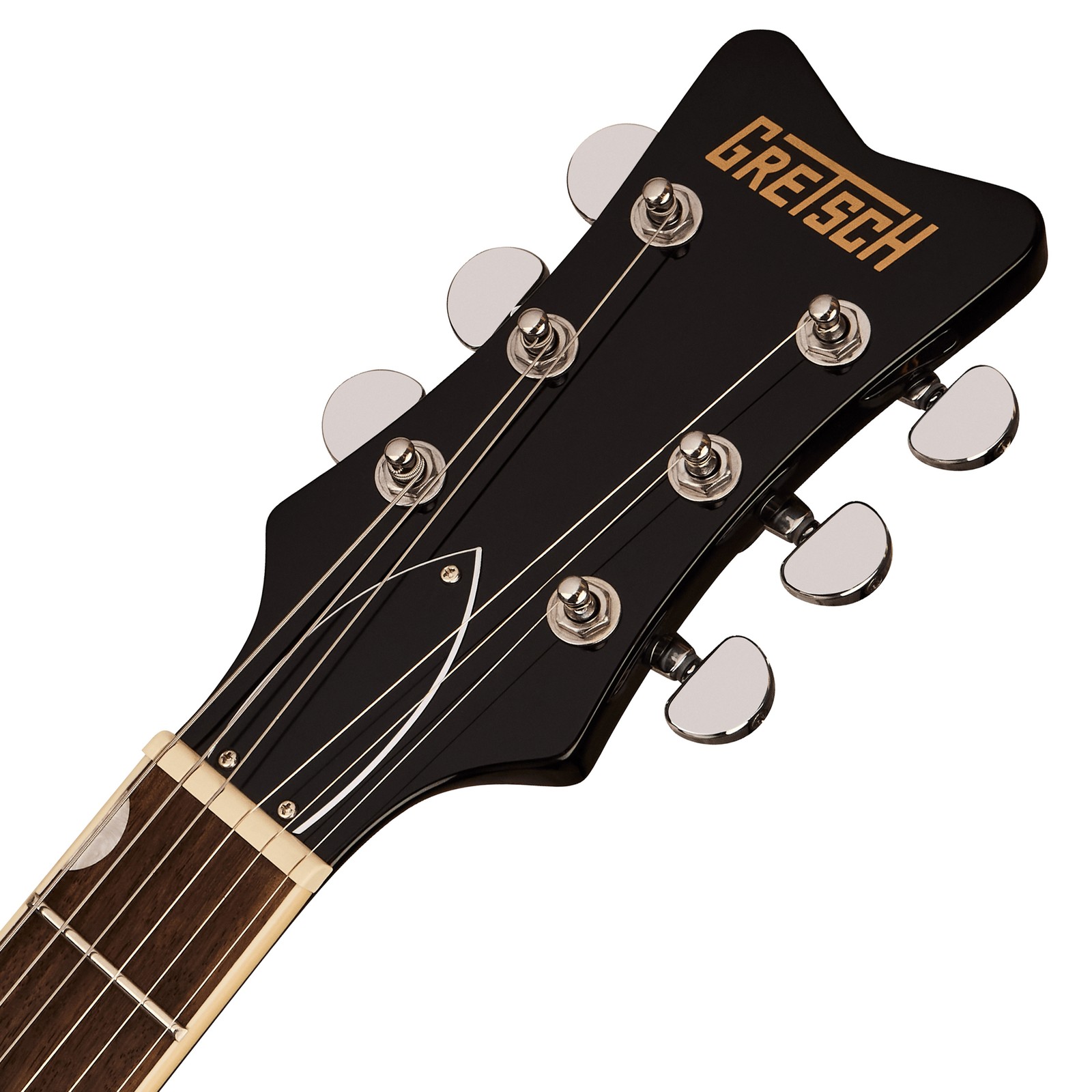 Kopfplatte der Gretsch STRML JET CLUB 1PU E-Gitarre