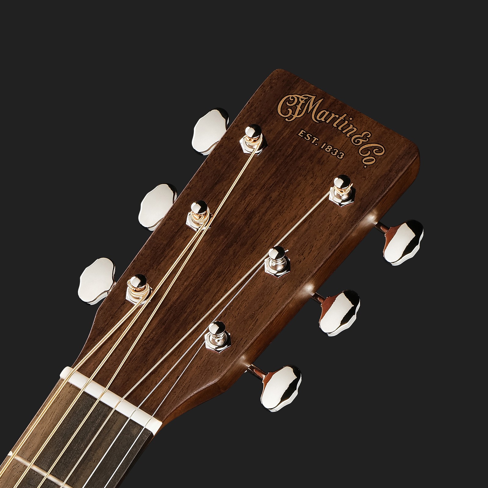 Martin Guitar DE Retro Plus Granadillo, Kopfplatte