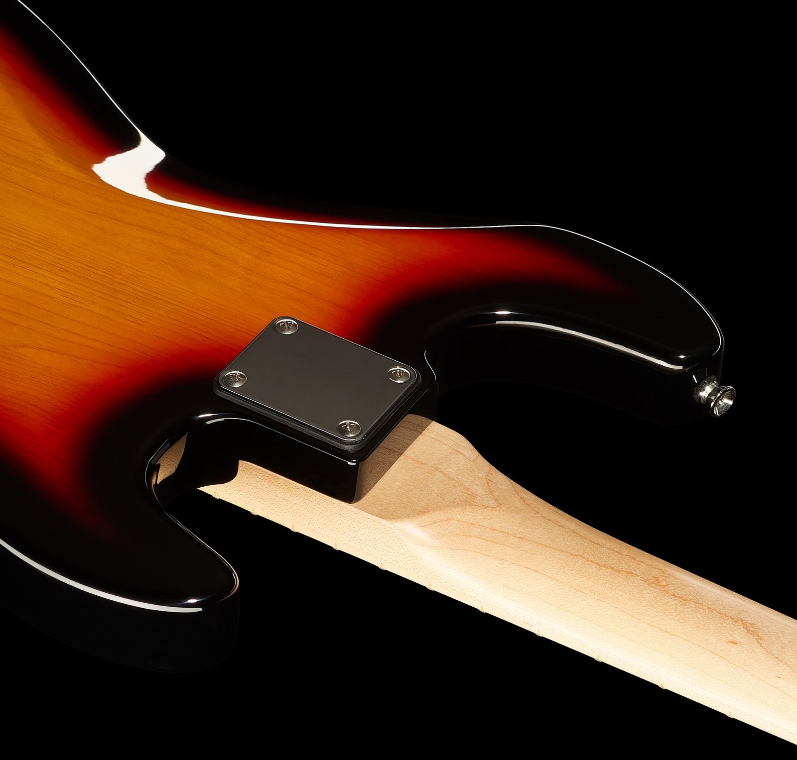 Halsübergang des Harley Benton PB-50 LH SB Vintage Series E-Bass