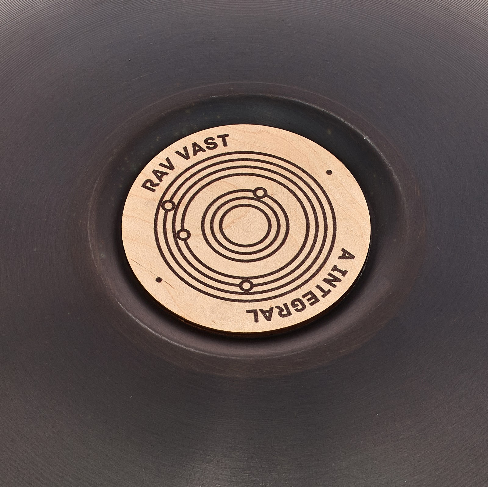 Detailansicht der RAV Labs Vast A Integral Zungentrommel in Handpan-Optik