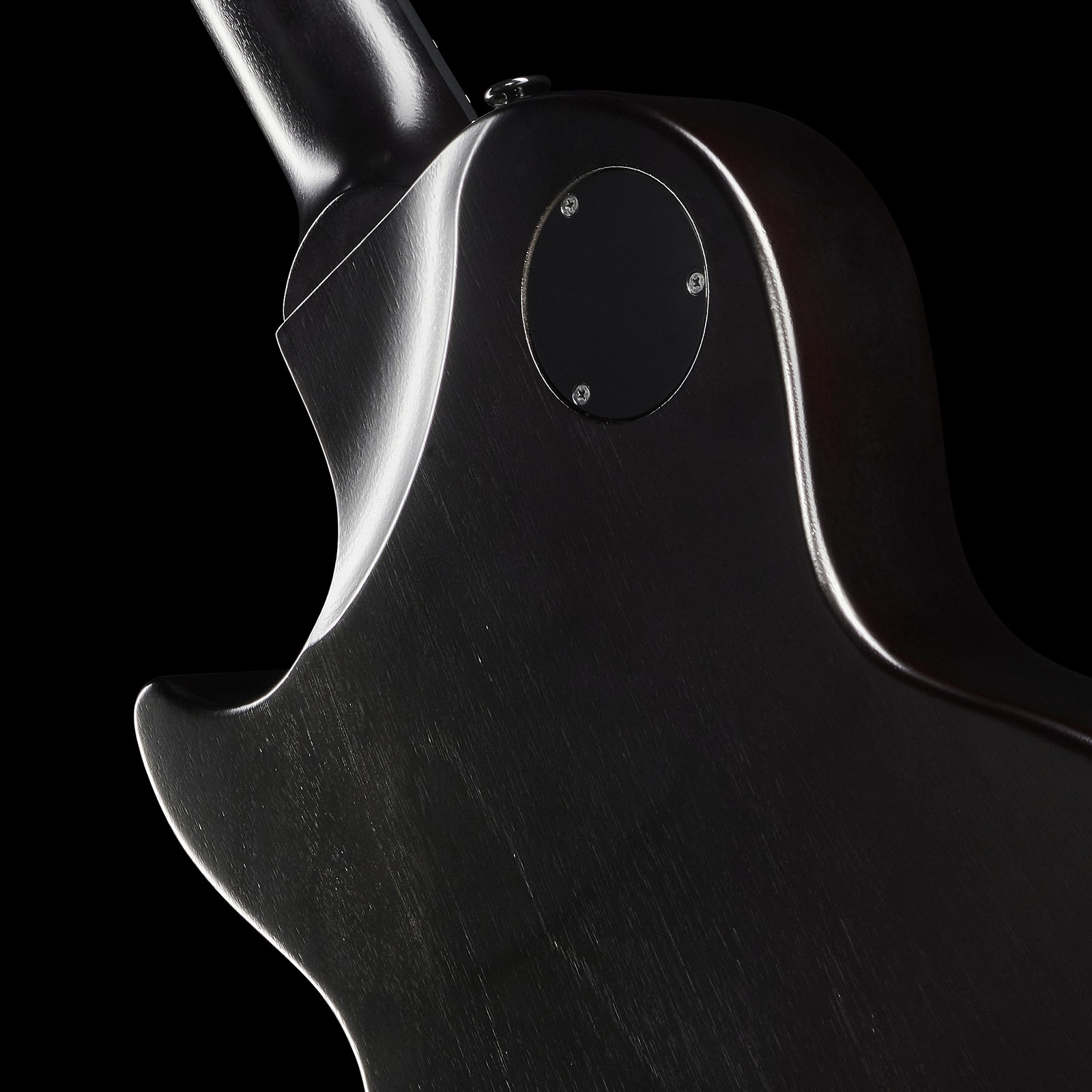 Abgerundeter Halsfuß auf der Rückseite der Gibson Les Paul Modern Studio SHS E-Gitarre