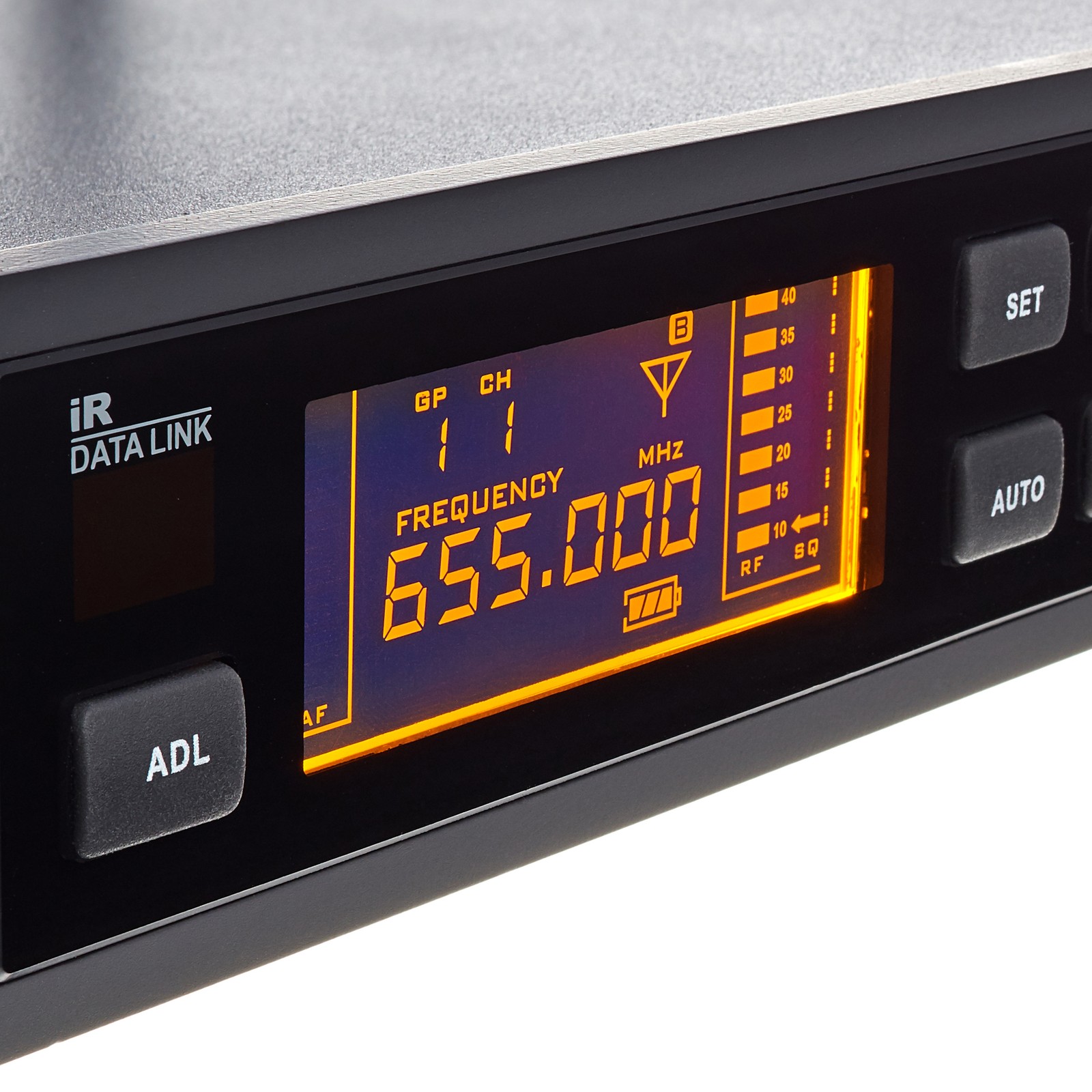 Display am the t.bone free solo Twin PT 660 MHz 2-kanal UHF Funksystem