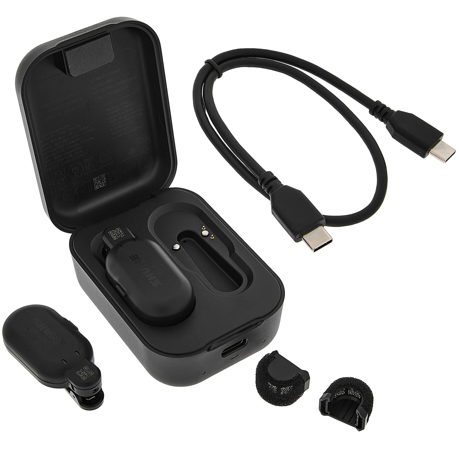 Shure MoveMic Two Komplettansicht Zubehör