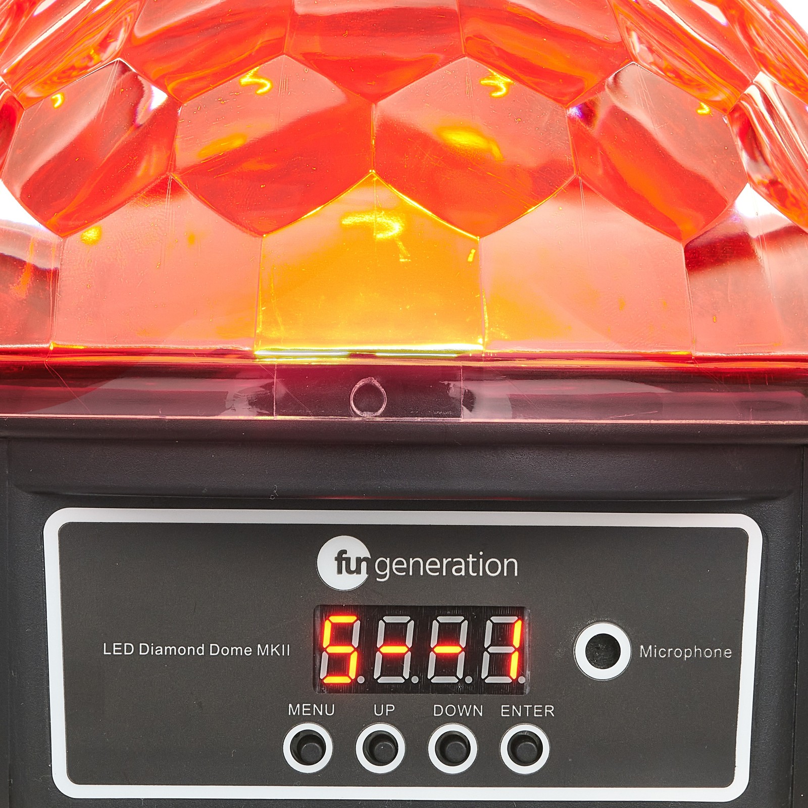Éléments de contrôle du LED Diamond Dome MK II de Fun Generation