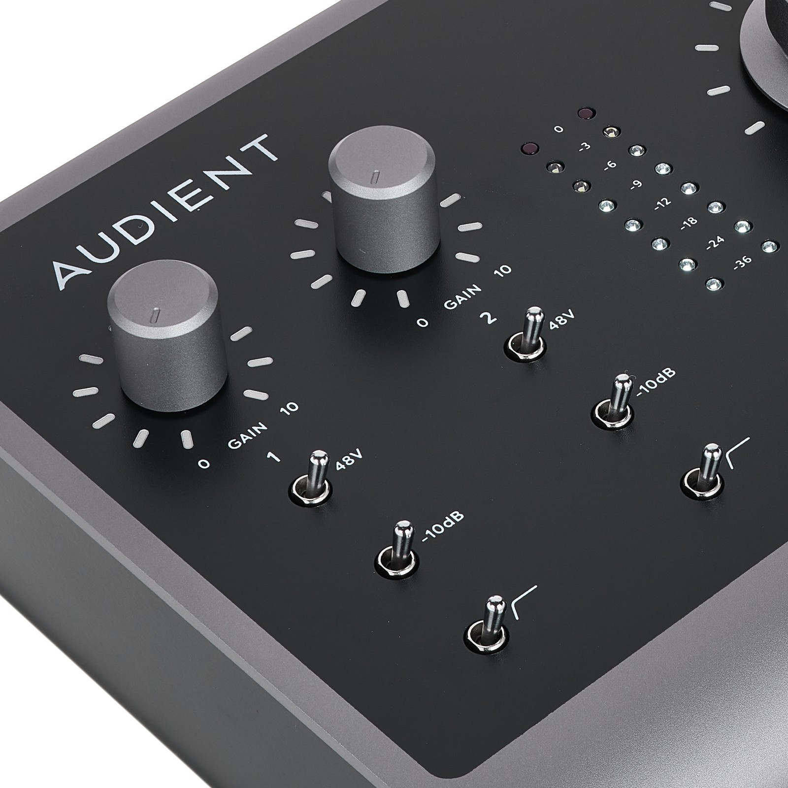 Potis des Audient iD24 Audio-Interface