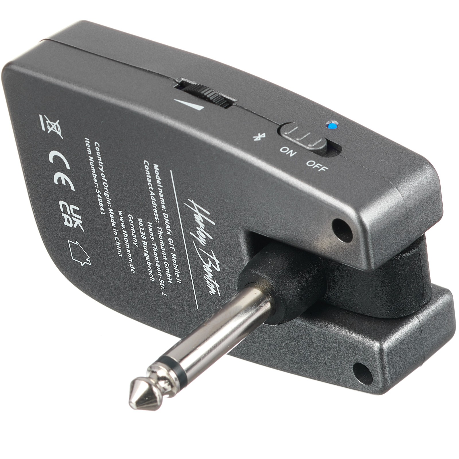 Harley Benton DNAfx GiT Mobile II mit angewinkeltem Klinkenstecker