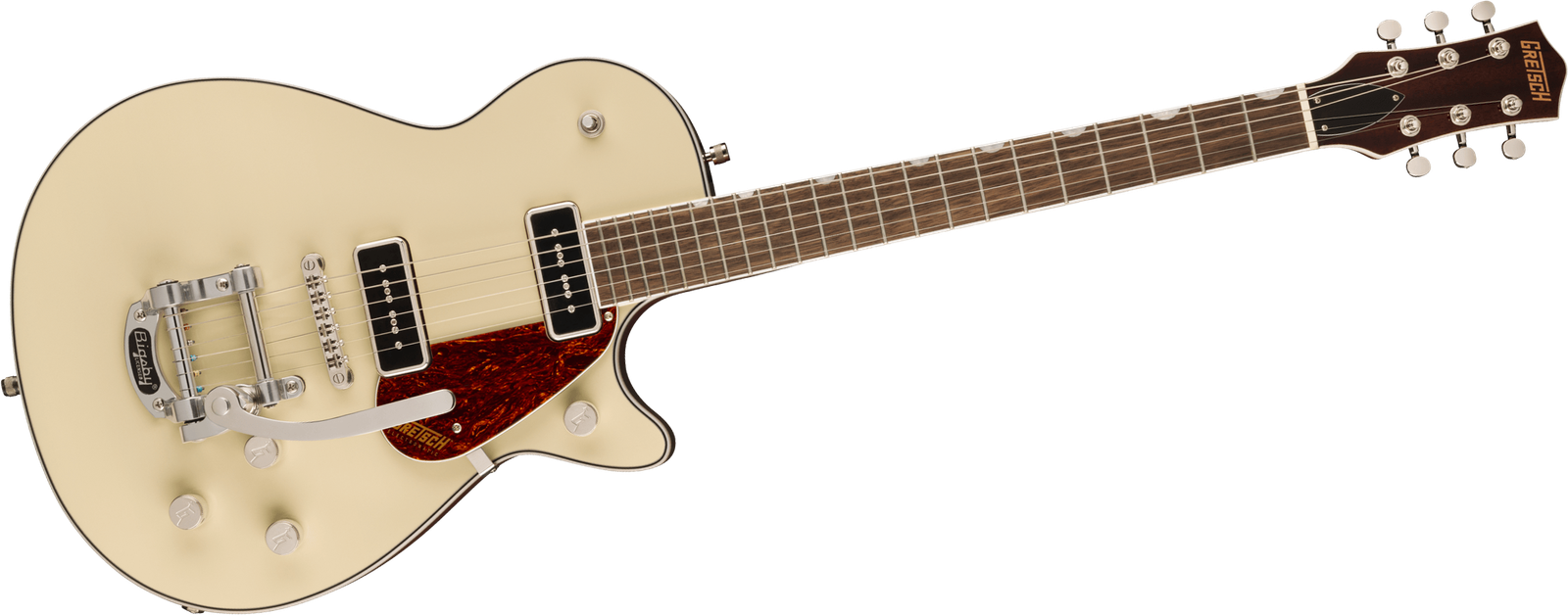 E-Gitarre Gretsch G5210T-P90 Electromatic Jet Vintage White Frontansicht