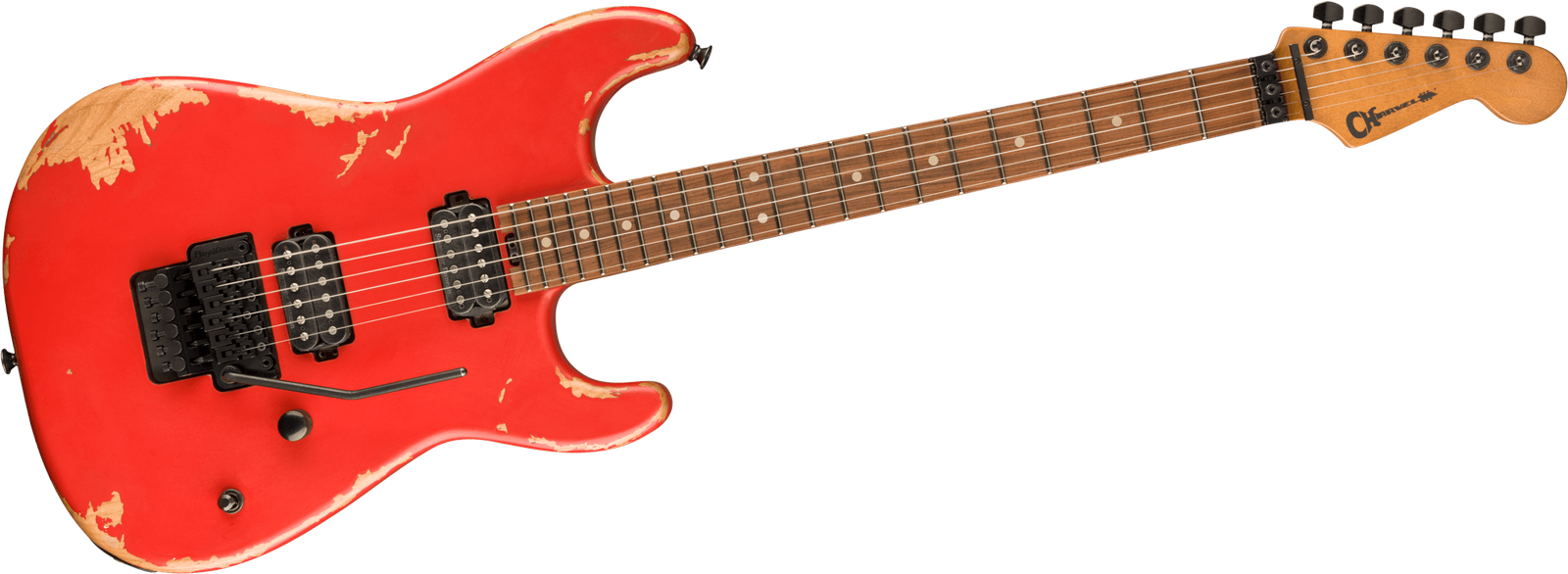 Relic E-Gitarre Charvel Pro Mod REL SRS SD1 HH WOR Frontansicht