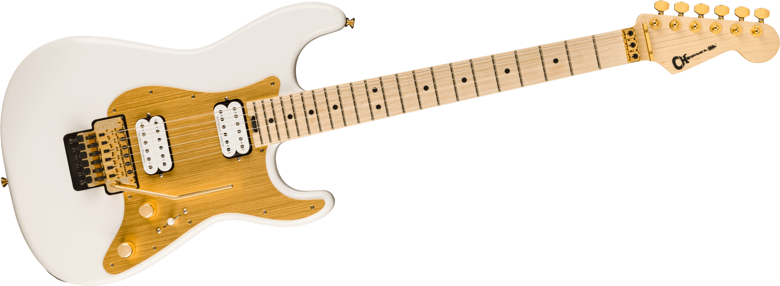 weite E-Gitarre Charvel Pro-Mod So-Cal HH FR SWH von vorne